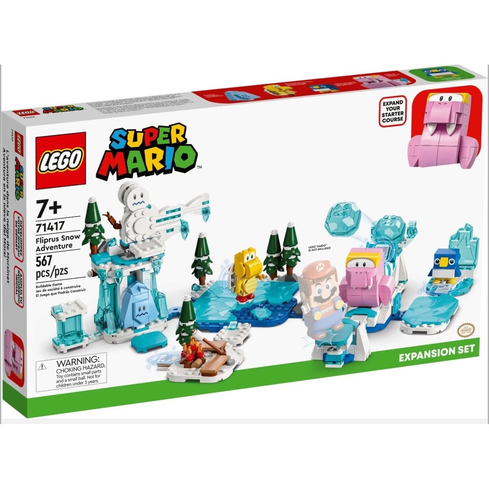 Lego Super Mario Fliprus Snow Adventure   #71417  *RETIRED* *BRAND NEW*